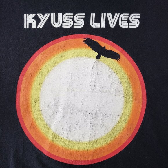 2010/2011 Kyuss Lives Tour Concert Shirt L Sun Bird Black ALSTYLE Tag - Picture 2 of 6